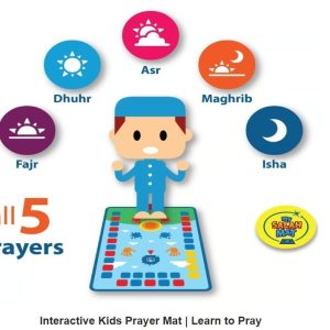 Children Education Prayer Mat & Prayer Rug – Mat for Kids Islamic Rug UAE