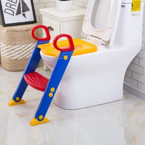 Toilet Seat Baby Toilet Ladder & Potty Toilet Training Seat Stool Ladder – 3-in-1 Training Seat UAE