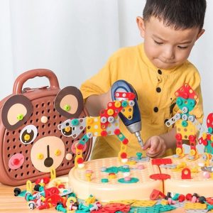 DIY Screw Puzzle Construction Educational Kit – Puzzle Toy & Kids Building Toys Set UAE
