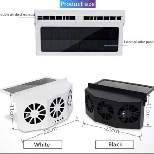 USB / 12V High-Speed Car Cooling Fan — Clip / Vent Fan with 360° Rotation & Quiet Operation