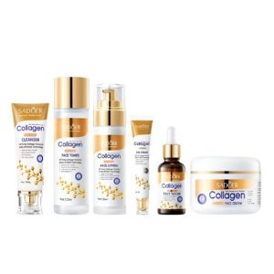 Sadoer Collagen Firming Radiance – 6-Piece Skincare Set with 10X Collagen Boost, Hydration & Firming