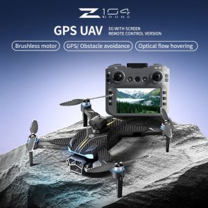 The Pilot's View: Crystal clear FPV screen and ergonomic controls make flying the Z104 intuitive and immersive. Take full control of your aerial masterpiece. Available now at Mini Marvels Emporium!