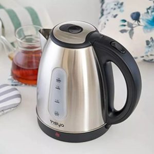 Stainless Steel Electric Kettle — 1.7 L / 1.8 L Fast Boil, Auto Shut-Off, Boil-Dry Protection & 360° Swivel Base